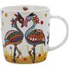 Maxwell & Williams - Tazza con mucca Betsy, in porcellana, multicolore, Porcellana, Flamboyant (Flamingo)
