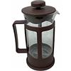 VR VETRINEINRETE Vetrineinrete® Cappuccinatore montalatte Manuale in Vetro 300 ml Macchina per Cappuccino Schiuma caffè Latte B1