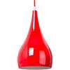 Mengjay Lampadario a soppalco Lampada a sospensione a soppalco Illuminazione Paralume in alluminio Soggiorno Sala da pranzo Bar caffetteria Lampade decorative Attacco E27 Ø16cm (rosso)