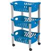 Stefanplast Carrello Otello a tre piani, colori assortiti, 1 pz.