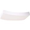 SOLLUX lighting SOLLUX Lampada Da Parete HATTOR Lampada Applique Da Parete In Ceramica Lampadina LED Geometrica Minimalista Installazione Facile Colore Grigio 36x15,5