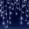 Monzana® Luci di Natale Esterno Interno 200 LED 10m Catena di Luci Cascata Decorazione Finestra Illuminazione Natalizia