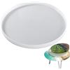 Rurunklee Stampi rotondi in resina, grandi stampi in silicone per resina epossidica, stampi da tavolo per River Coffee Desk, stile da tavolo, per Charcuterie Board fai da te