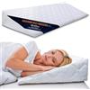 Totsy Baby Cuscino Antireflusso Adulti & a Cuneo per Letto 45x100 cm - da Lettura Triangolare Schienale Letto - Cuscino Reflusso Rialzo per Leggere a Letto Fodera Lavabile Öko-Tex