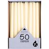 pajoma Candele color champagne, 50 pezzi, altezza 25 cm, durata circa 7 ore