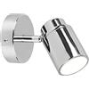 Trio Leuchten webmarketpoint Faretto Spot Orientabile Metallo Cromo Angelo Trio Lighting