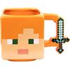 MINECRAFT - Tazza Tazza Ceramica - Capacità 650 ml - Tazza Alex Novità Tazza - Tazza Caffè - Merce Gioco 3D - Merce gaming