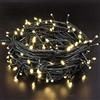 Bakaji Catena Luminosa 300 Luci LED Lucciole Bianco Caldo con Controller 8 Funzioni per uso Interno ed Esterno