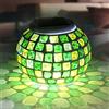 HULA Lampada da Tavolo per Esterni in Mosaico Solare, Luci da Giardino a Sfera in Vetro a Mosaico Solare Impermeabili (U)