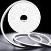 Evotrade Neon Flex LED 24V Dimensioni 6x12mm - Bobina 5 Metri, IP65 Impermeabile, Luce Laterale Continua, Tagliabile Ogni 10mm, 3000K/4000K/6000K, Perfetto per Interni ed Esterni - 6000K Bianco freddo