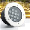 tyfuture Faretto Incasso LED da Esterno Luce Sotterranea A LED IP66 Impermeabile AC85-265V Faretti da Pavimento per Vialetto Terrazza Gradino Giardino Luci da Paesaggio(Warm White,36W)