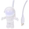 Uonlytech Lampada Da Tavolo Astronauta Usb Luce Notturna Led Protezione Occhi Lampada Da Scrivania Ricaricabile Per Camera Da Letto Studio E Aula