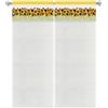 HOME ZEN HOUSEHOLD LINEN Camilla Tende con Balza ART CAMILLA, Set di 2, Tessuto Bianco Semi Spesso, 60 x 150 cm per Finestre, 60 x 240 cm per Portefinestre (SUNFLOWER, 60X150CM)