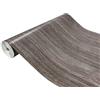 DecoMeister Pellicola Adesiva per Mobili 90x100 cm - Carta Adesiva Effetto Legno per Rivestimento Mobili Cucina e Tavoli - Pellicola Decorativa Lavabile e Impermeabile - Rovere Grigio-Perlata
