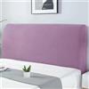 ZCXRYFL Copertura per Testiera per Letto Matrimoniale Singolo, Elastica Universale Copri Testata Letto EcoPelle/Imbottita/Legno/Tessuto Testiera Fodera Protezione Decorazione Antipolvere(110-135cm,Purple)