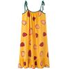 BuFanRenm Camicia da Notte da Donna,Camicia da Notte Estiva Camicia da Notte in Cotone Lavorato a Maglia con Stampa Floreale Abito Intimo Taglie Forti