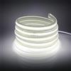 XUNATA Striscia LED COB Flessibile 220V, IP65 Impermeabile, Nastri LED ad Alta Luminosità da 360 LED/m con Cavo di Alimentazione (1m, Bianco Freddo, 6000K)