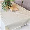 Manifattura Tessile Tovaglia Antimacchia Cotone Resinato Liquidproof per Uso Interno ed Esterno - Unito Beige, Rettangolare x18 420