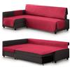 Milica Copridivano trapuntato compatibile con divano angolare letto Friheten di IKEA | Adatto a chaise longue destra o sinistra | Ideale per bambini e animali | Colore: rosso