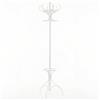 COSTWAY Appendiabiti da Terra, Attaccapanni in Legno con 12 Ganci, Appendi Cappotti, Porta Cappotti da Ingresso, 182 x 48 x 48 cm, Capacità carico 10 kg (Bianco stile 2)