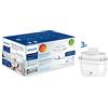 PHILIPS Phillips - AWP211, Filtro dell'acqua Micro X Clean, cartucce per filtrazione dell'acqua, compatibile con brocche Philips e principali marche, cartuccia ovale, confezione 2+1