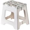 Vigar Compatto Sgabello Pieghevole per Adulti, 32 cm, Sgabello Pieghevole Portatile Antiscivolo per Casa, Cucina, Bagno, Campeggio, Doccia, Supporta fino a 150 kg, Grigio Florganic on Top