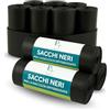 Palucart Sacchi Neri Grandi Resistenti Sacchi Spazzatura condominiali cm 90x120 120 Litri 200 Pezzi