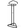 MOHOME Appendiabiti da Terra in Metallo Indossatore Servo Muto da Camera Nero 43,5 x 36 x 110,5 cm Stand Vestiti Abiti Pantaloni Accessori Ingresso Camera Letto Spogliatoio Cabina Armadio