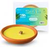 Palucart candela citronella candele per esterno in coccio di terracotta 15 cm set da 10 pezzi giardinaggio antizanzare feste ed eventi