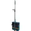 PW TOOLS Set Scopa e Paletta per la Casa, 38 Pollici Manico Lungo Leggero Set Scopa Girevole a 180 Gradi, Paletta per la Polvere Verticale con Denti a Pettine, Scope per Spazzare Interni