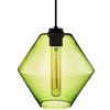 WJFMZS Lampadario a soffitto Lampadario a sospensione in vetro colorato nordico Lanterna fai-da-te Finitura in cristallo E27 Paralume a sospensione Edison trasparente Decorare per soggiorno Sala da pr