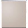 vidaXL Tenda a Rullo Oscurante Argento Riflettente con Catena Tapparelle Veneziane Persiane Tendaggi Casa Guida PVC 104,4x230 cm Beige