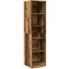vidaXL Armadio Legno Antico 50x50x200 cm in Legno Tecnico, Mobile portaoggetti, Guardaroba, Mobile per Camera da Letto, armadietto portaoggetti
