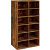 vidaXL Scarpiera Rovere Fumo 54x34x100,5 cm in Legno Multistrato