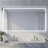NeoArt Specchio bagno LED Antiappannamento Dimmerabile 10%-100% 3 Temperature Colore 3000K-6500K Touch con Memoria HD Specchio Bagno con Luce LED IP44 IP65 Impermeabile 120x70cm
