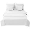 Morbuy Runner Letto Matrimoniale, Corridore Letto, Morbido Sciarpa e Federa da Letto, Tinta Unita Modern Scarf Runner Decorazione per Alberghi Hotel (Bianco,50x240cm)