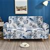 Surwin Copridivano Elasticizzato 1 2 3 4 Posti, Moda Stampa Elastico Universale Copridivani con Braccioli Fodera per Divano Antiscivolo Sofa Protettore (Tartaruga di Mare,4 posti - 235-300cm)