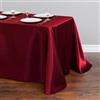 Chickwin Tovaglia Rettangolare in Raso Elegante Tinta Unita Setosa Tovaglia Copri Tavolo da Intern Lavabile per Matrimoni, Hotel, Ristorante, Feste, Banchetti, Vacanze (Borgogna,145x396cm)