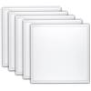 CLAR Piastra LED 60x60, pannello 40W bianco freddo 6000ºK, pacchetto 5