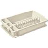 Tontarelli Scolapiatti da Lavello con Vassoio Piccolo Bianco 45 x 26 x 8,5 cm