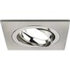 Ledvion - Faretti da incasso LED Siviglia, Acciaio inox, 5W, 6500K, Ø92 mm, Dimmerabile, Quadrato, 2 Anni di Garanzia