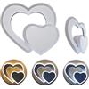 MAKA change your life quality MAKA Applique a LED Moderna 12W, 960 Lumen Lampada da Parete a Muro Camera Letto Bambini, Applique Decorativa per Stanza dei Bambini Camera da Letto, Soggiorno (Cuore 3000K-4000K-6500K)