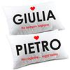 COLORFAMILY Coppia di federe Personalizzabili matrimoniali Ho sempre ragione Regalo SanValentino Natale Compleanno Divertenti Personalizza con Nome