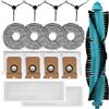 YUETTYY 15/27 pezzi di ricambio per aspirapolvere, filtro laterale principale, panno per la polvere, kit di accessori per Cecotec per Conga 13090 Spin Revol Home Robot aspirapolvere (15 pezzi)