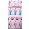 hermet Frozen, Lenzuolo Letto Piazza E Mezza, Completo Letto, Lenzuolo Sopra, Lenzuolo Con Angoli, Federa, Rosa, Disney, Prodotto Ufficiale