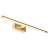Qazqa jerre - LED Appliques Design - 1 luce - L 62 cm - Oro/Ottone - Design - Bagno