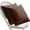 SWJ-swjssb Fodere per Cuscini 80x80 Esterno Giardino Copricuscini Impermeabili Divano Set da 2 Federa Cuscino 60x80 70x70 Grande Copri Cuscino Decorazione Sofa Pillow Covers(caffè,70x70 cm Set of 2)