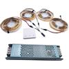 Vrabocry 20M WS2811 COB Luce a LED per Acqua Corrente che Scorre, Effetto Gara di Cavalli, Luce a Striscia LED Bianca Calda, Banda di Pixel DC24V 360LED/m, Controllo RF, Alimentatore 24V
