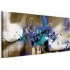 murando Quadro Astratto 120x60 cm 1 Pezzo - Stampa su Tela Strutturata XXL Grande - Quadri Moderni Soggiorno Grandi - Stampe da Parete Murale Arte Moderno Pittura - come dipinto a-A-0324-b-d