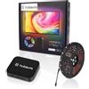 HUBAURA Sync Box retroilluminazione HDMI 2.0 Nastro LED sincronizzazione Immagine, Nastro LED per TV 42 a 88 Pollici (83-88 Pollici)